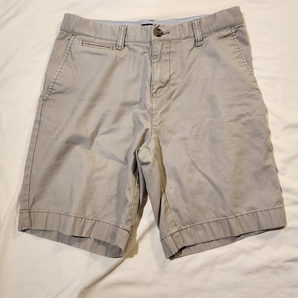 Tommy Hilfiger Chino‎ Shorts Casual Khaki Flat Front Size 30